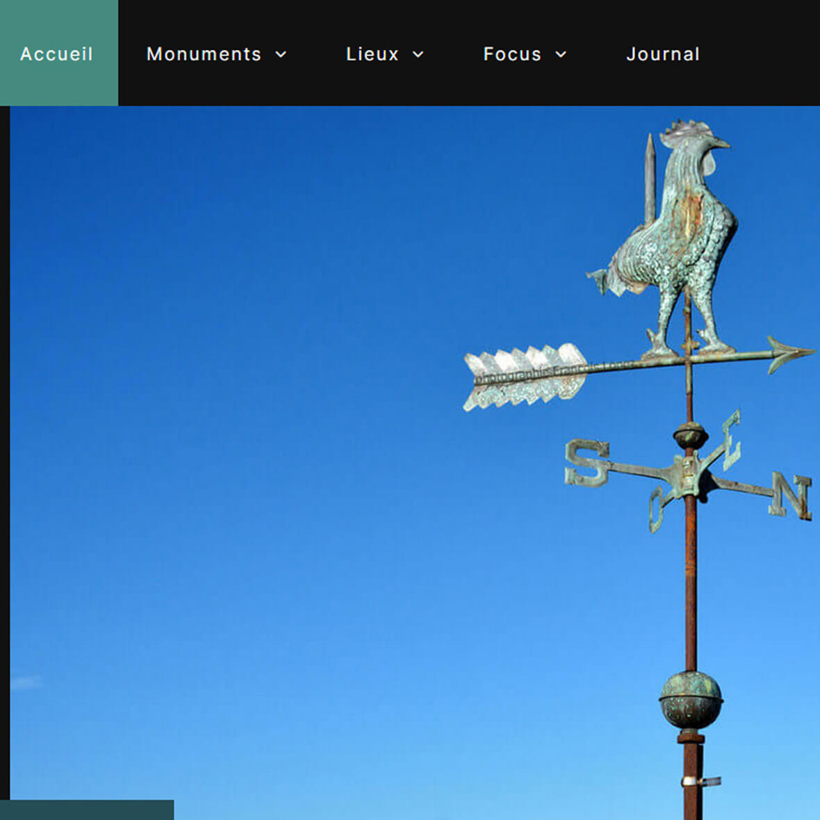 weather vane of the temple of Gallargues