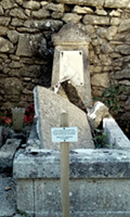 photos du cimetière de Gallargues août 2021